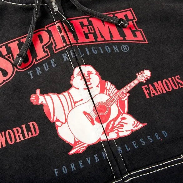Supreme x True Religion Zip Up Hooded Sweatshirt