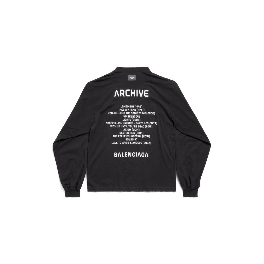 Balenciaga Music Archive Series Connected Long sleeve shirt