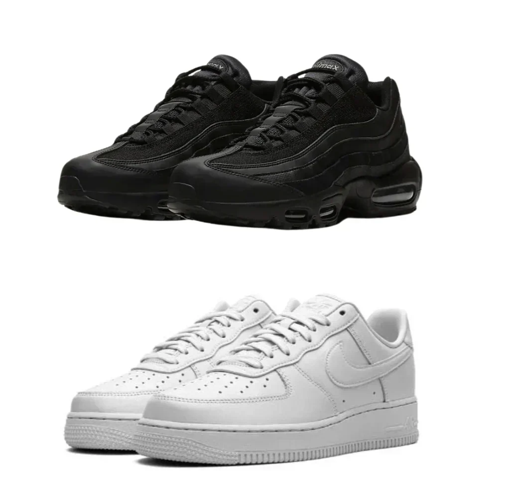 Nike AirMax 95 Essential “ Triple Black” x Airforce 1