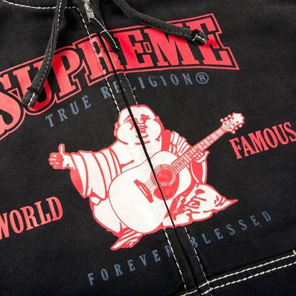 Supreme x True Religion Zip Up Hooded Sweatshirt