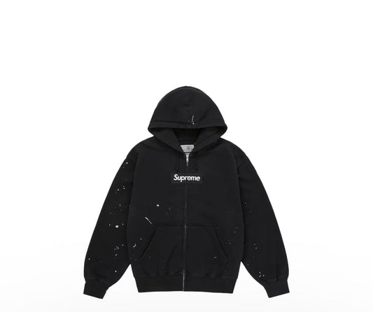 Supreme MM6 Maison Margiela Box Logo Zip Up Hooded Sweatshirt