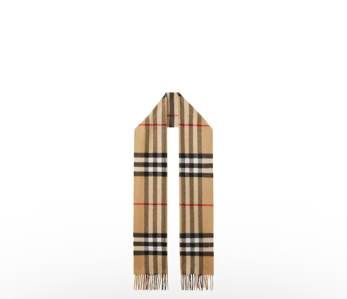 Burberry Classic Check Cashmere Scarf