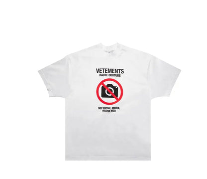 Vetements No Social Media T-shirt